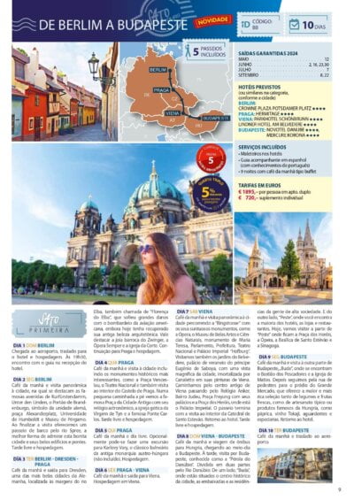De Berlim a Budapeste