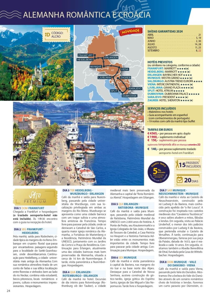 ALEMANHA ROMÂNTICA E CROÁCIA