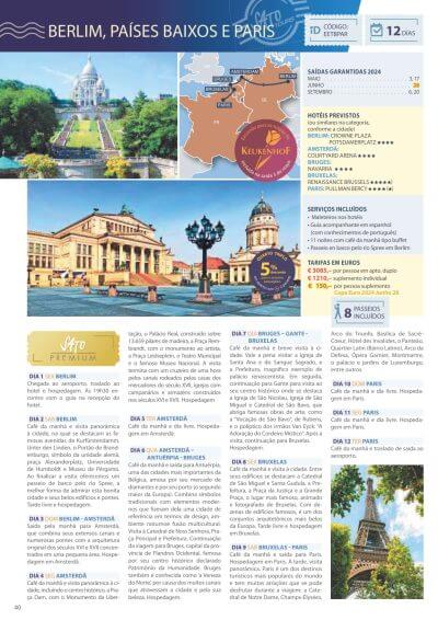 Berlin, Países Baixos e Paris