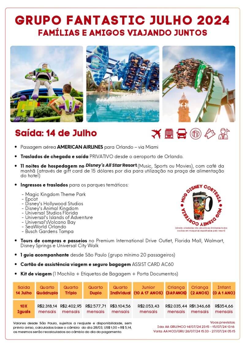 Grupo Fantastic Julho 2024