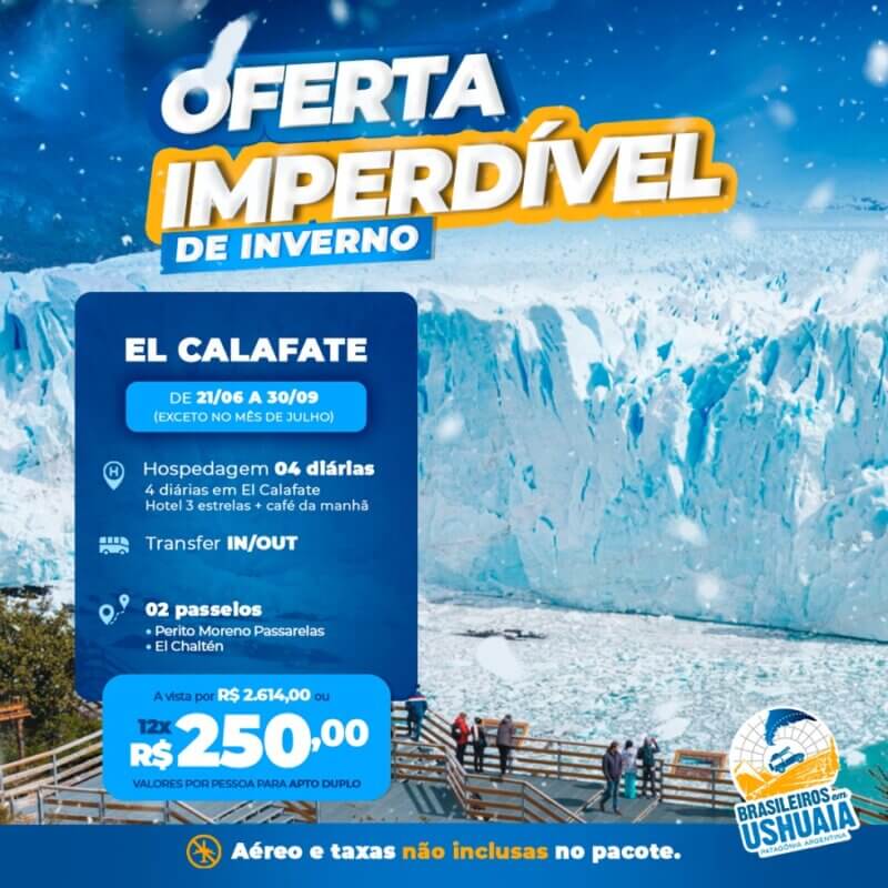 El Calafate - 4 diárias