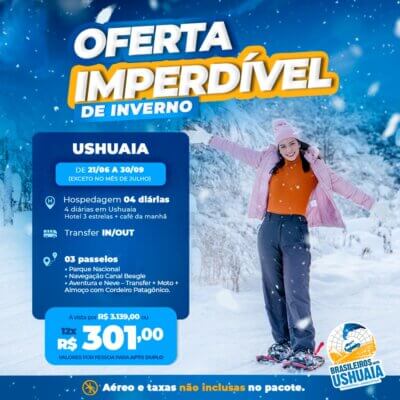 Ushuaia - 4 diárias