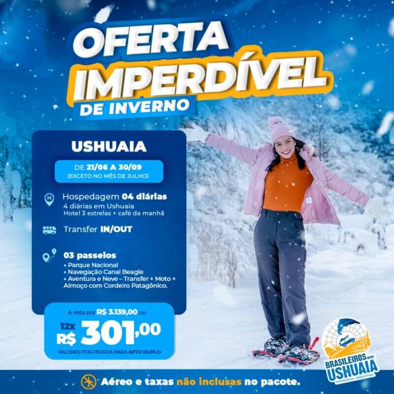 Ushuaia - 4 diárias