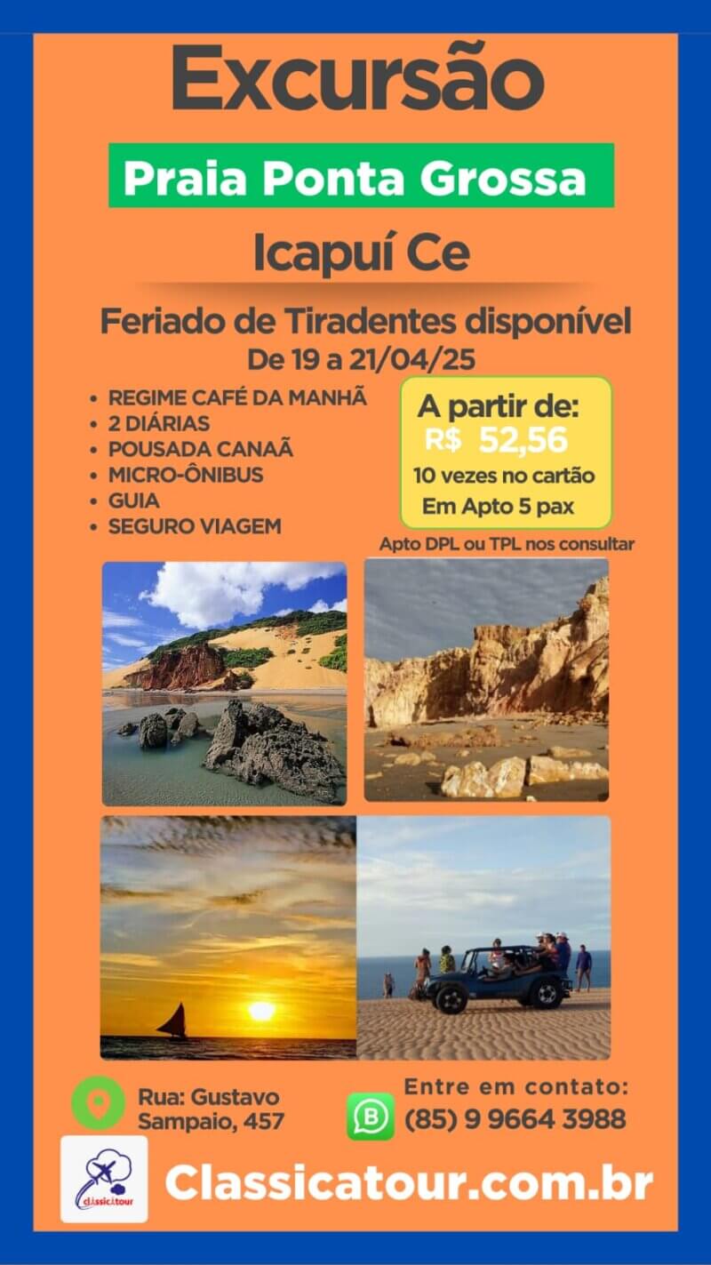 Feriado de Tiradentes - Icapuí/CE