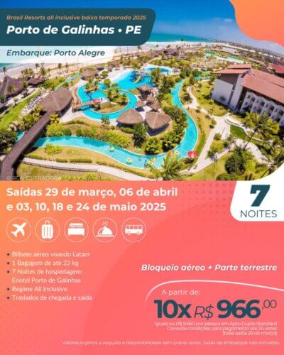 Porto de Galinhas - PE - All Inclusive