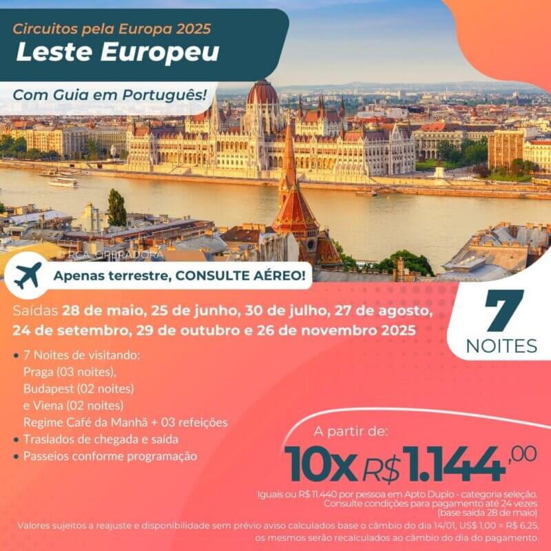 Leste Europeu - Com guia Português