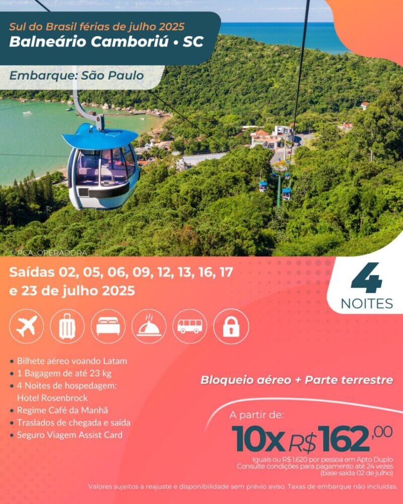 Balneário Camboriú - Férias Julho/25